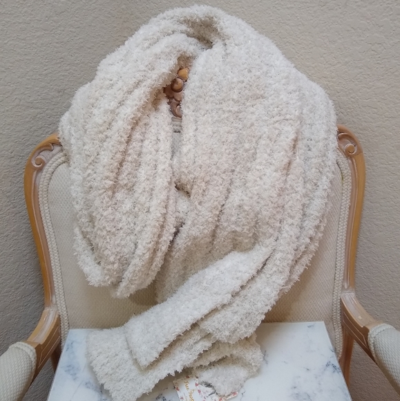 Free People Accessories - Free People Cloud Rib Oversize Scarf in Ivory